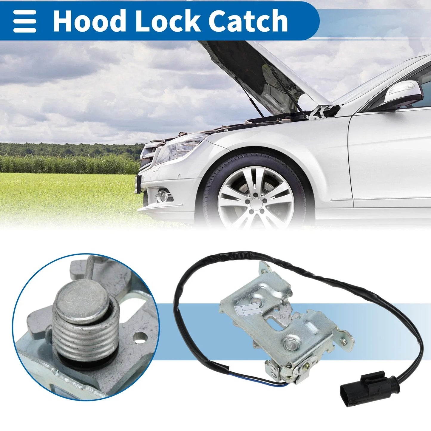 Hood Latch Assembly for BMW X5 E70 (2010-2013)