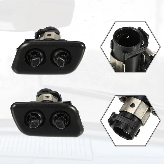1 Pair Headlight Washer Nozzle for BMW 525i (2001 - 2003)