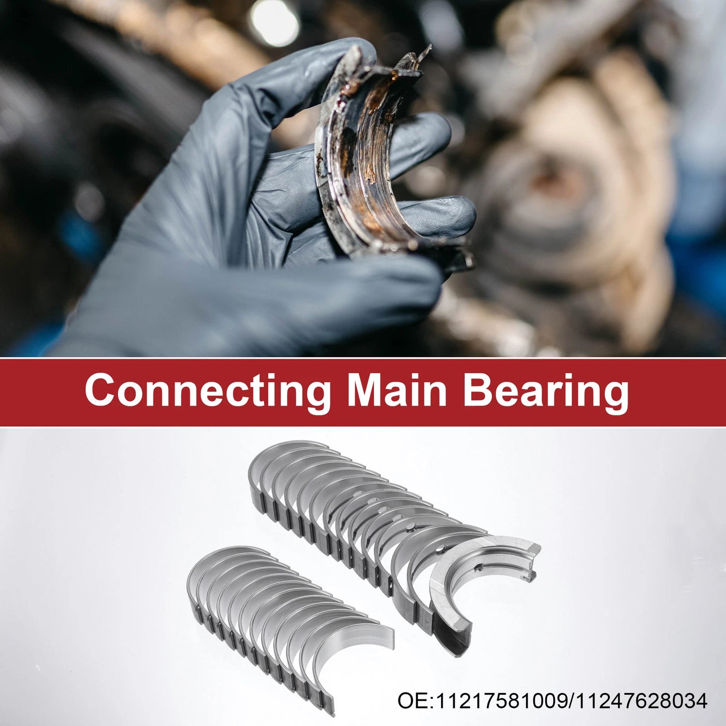 Main Bearing and Connecting Rod Bearing Kit No. 11217581009 for BMW 125i (2006–2013)