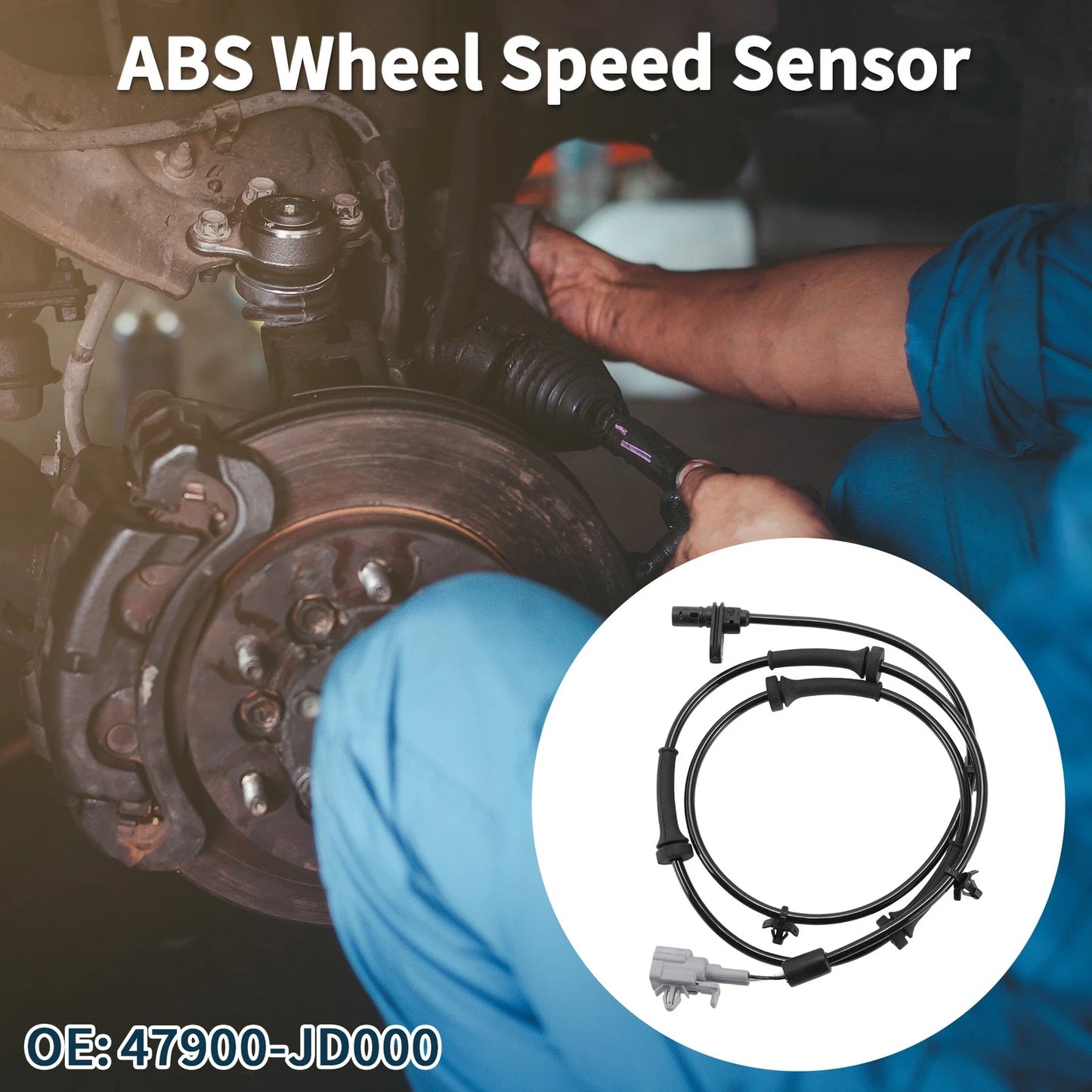 ABS Wheel Speed Sensor No. 47900-JD000 for Nissan Qashqai (2007–2012)