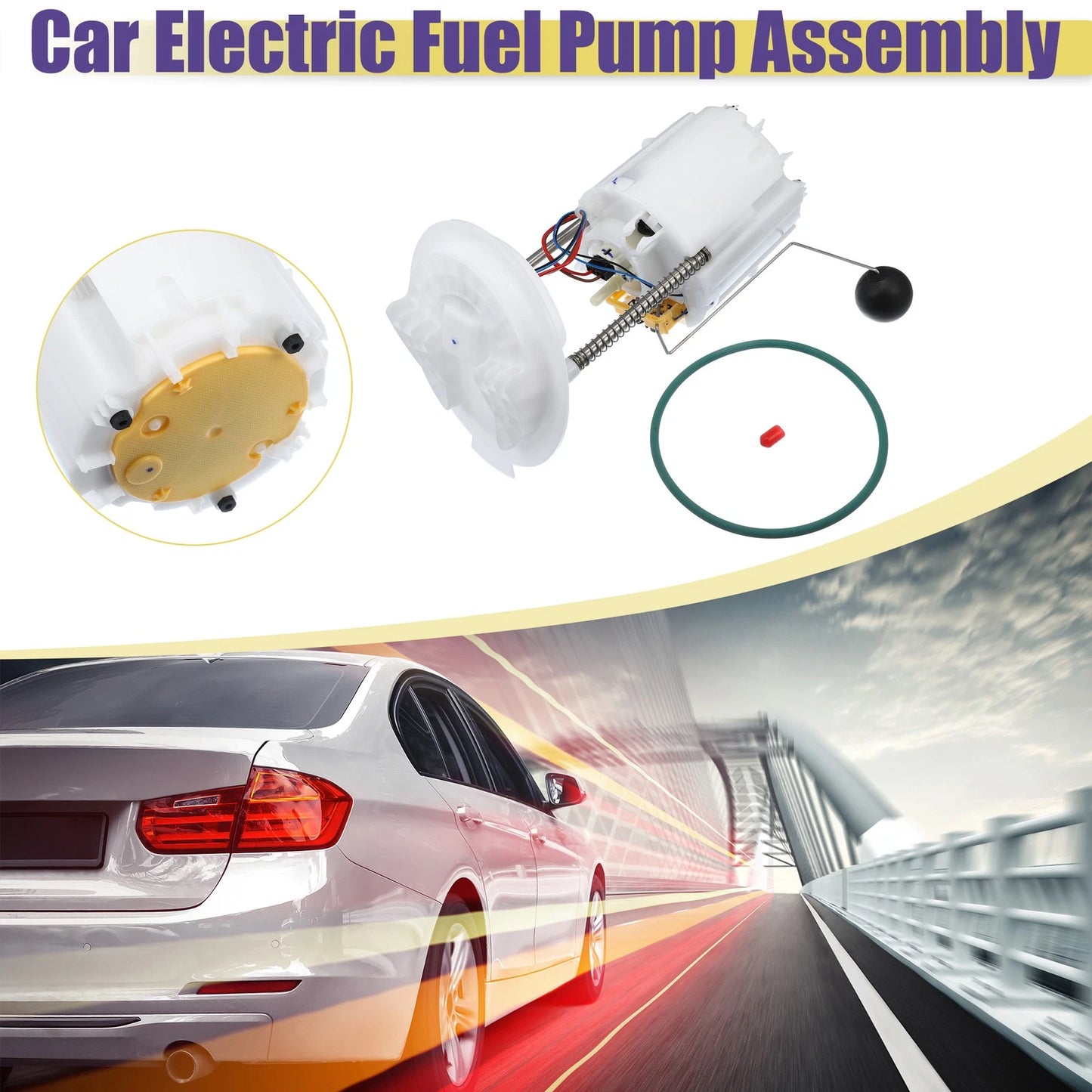 Set of 1 Electric Fuel Pump Assembly for Dodge Challenger (2008–2014) 5136021AD