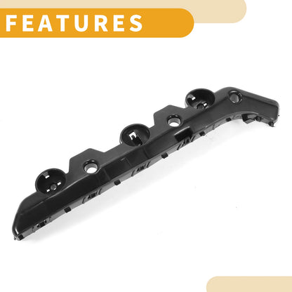 LH Front Bumper Support Bracket for Nissan Sentra (2016–2019) 1 Pc Black ABS