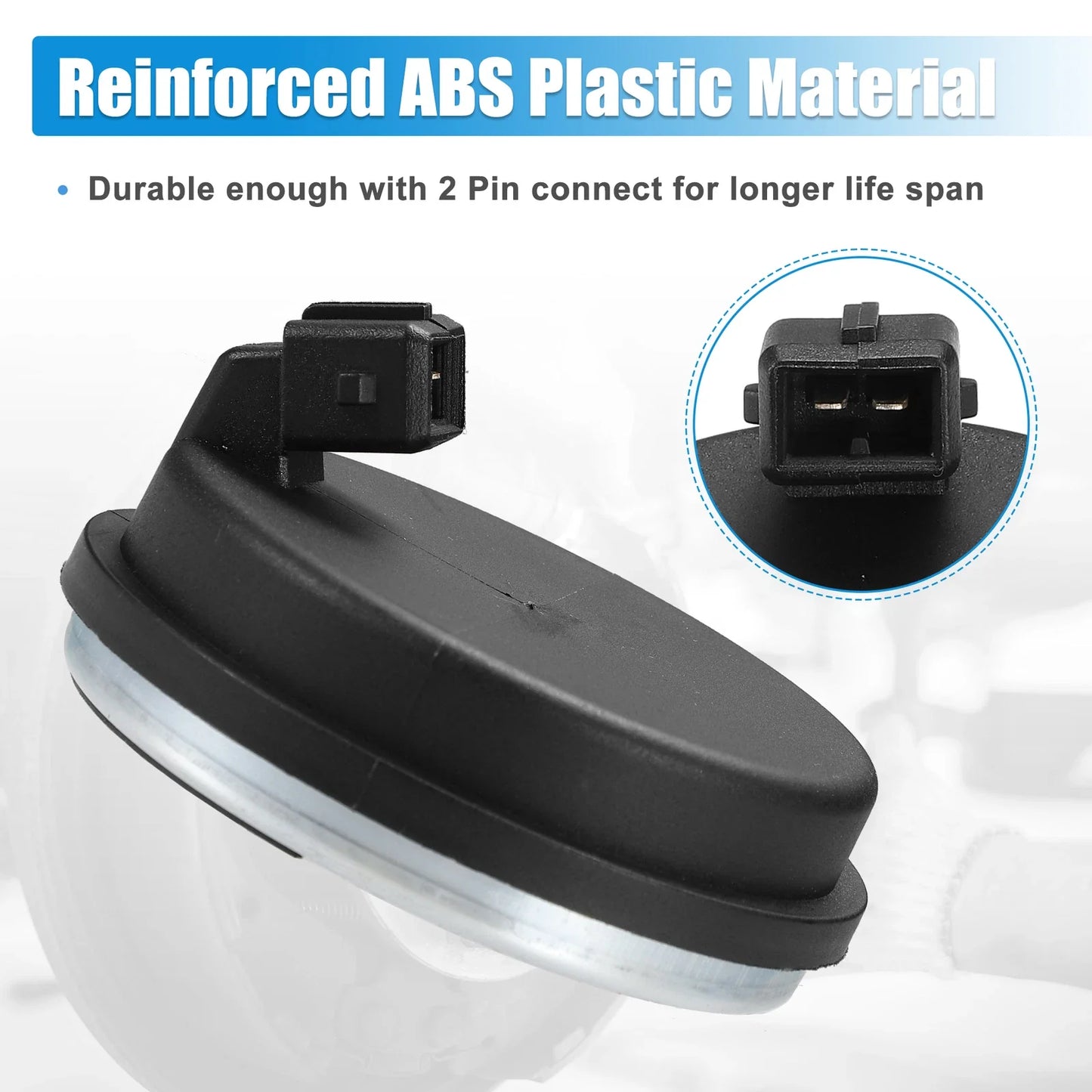 2 x Rear Hub Bearing ABS Speed Sensors for Hyundai Kia (No. 58980C1100)