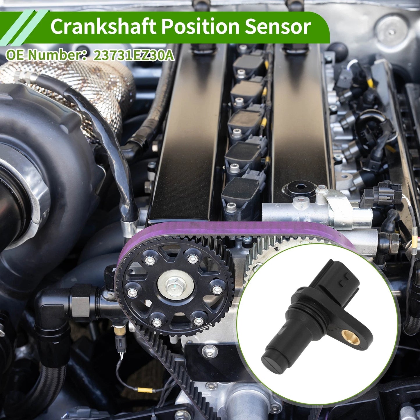 Crankshaft Position Sensor for Nissan Armada 5.6 (2017–2024) No. 23731EZ30A
