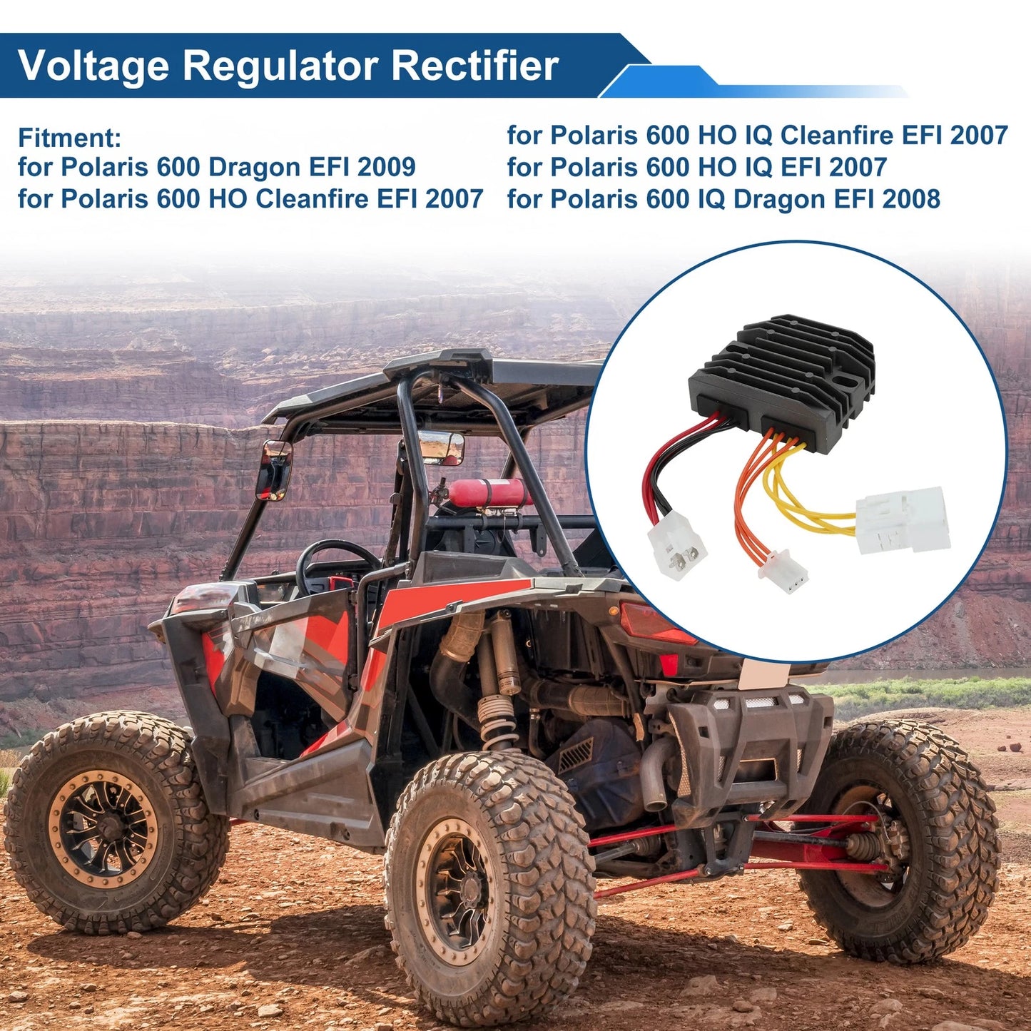 Voltage Regulator Rectifier for Polaris 600 Dragon EFI (2009) 4011731