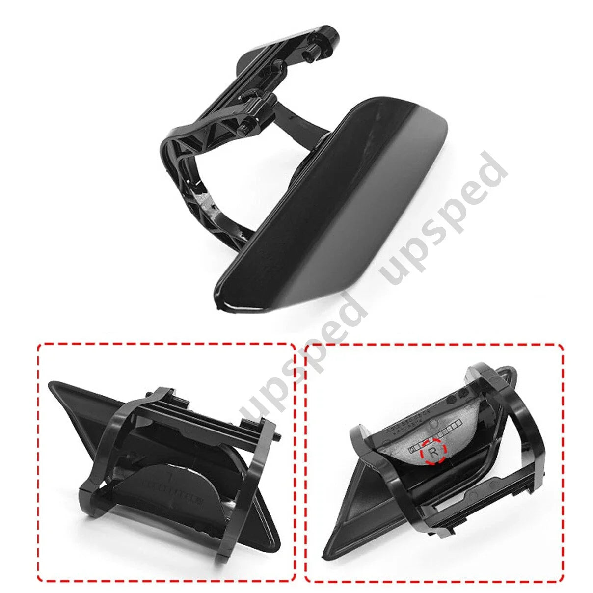 Front Bumper Headlight Washer Cover Cap for Mercedes E-Class (2009–2013)