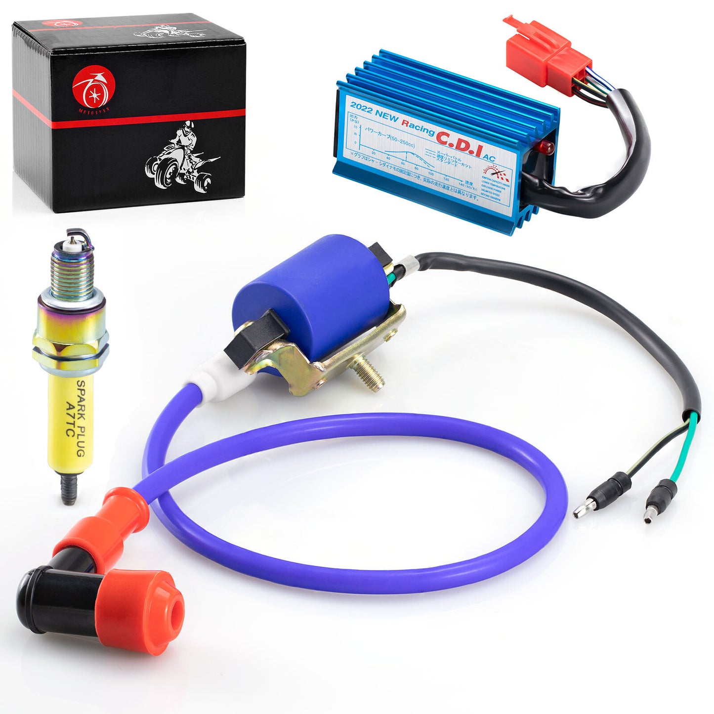 5Pin AC CDI Ignition Coil for GY6 70cc 90cc 110cc ATV Dirt Bike (2000–2023)