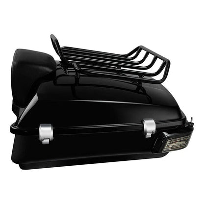 Chopped Trunk Backrest Luggage Rack Light for Harley Touring (2014-2025)