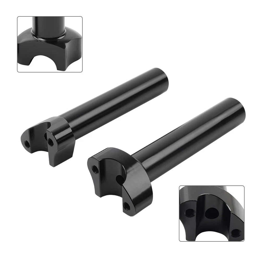 6.5" Straight Handlebar Risers for Harley Dyna Low Rider Super Glide (1" Bar)