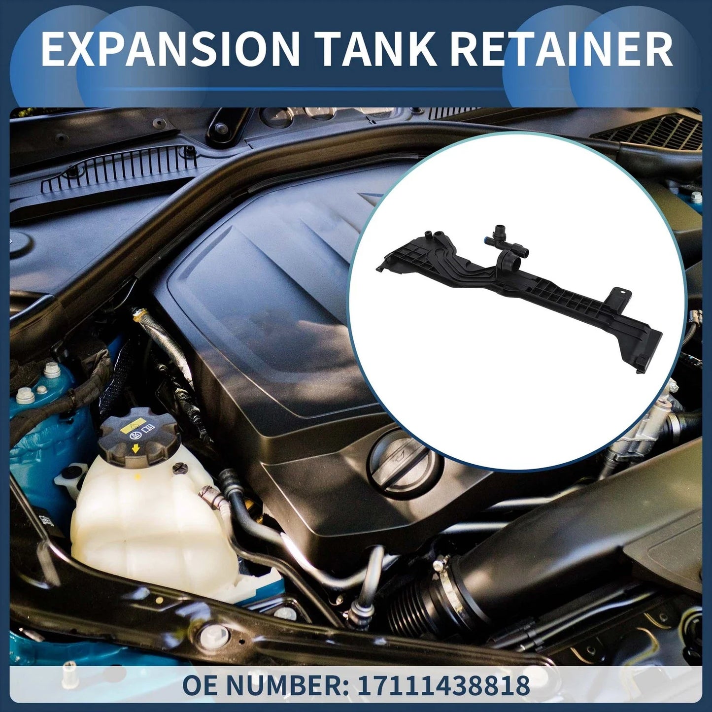Manual Trans Radiator Coolant Tank Mounting Plate for BMW X5 E53