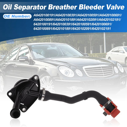 Oil Separator Breather Bleeder Valve A6420100191 for Mercedes-Benz C/E/GL (2007–2015)