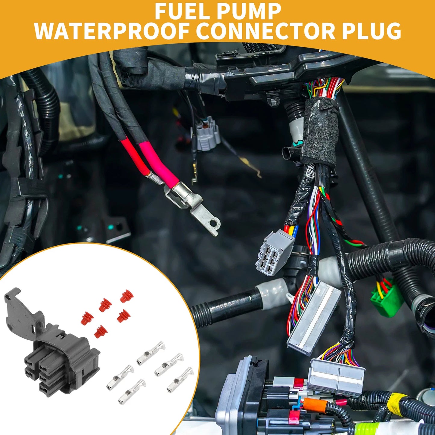 5 Pin Fuel Pump Waterproof Connector Plug for Toyota Corolla