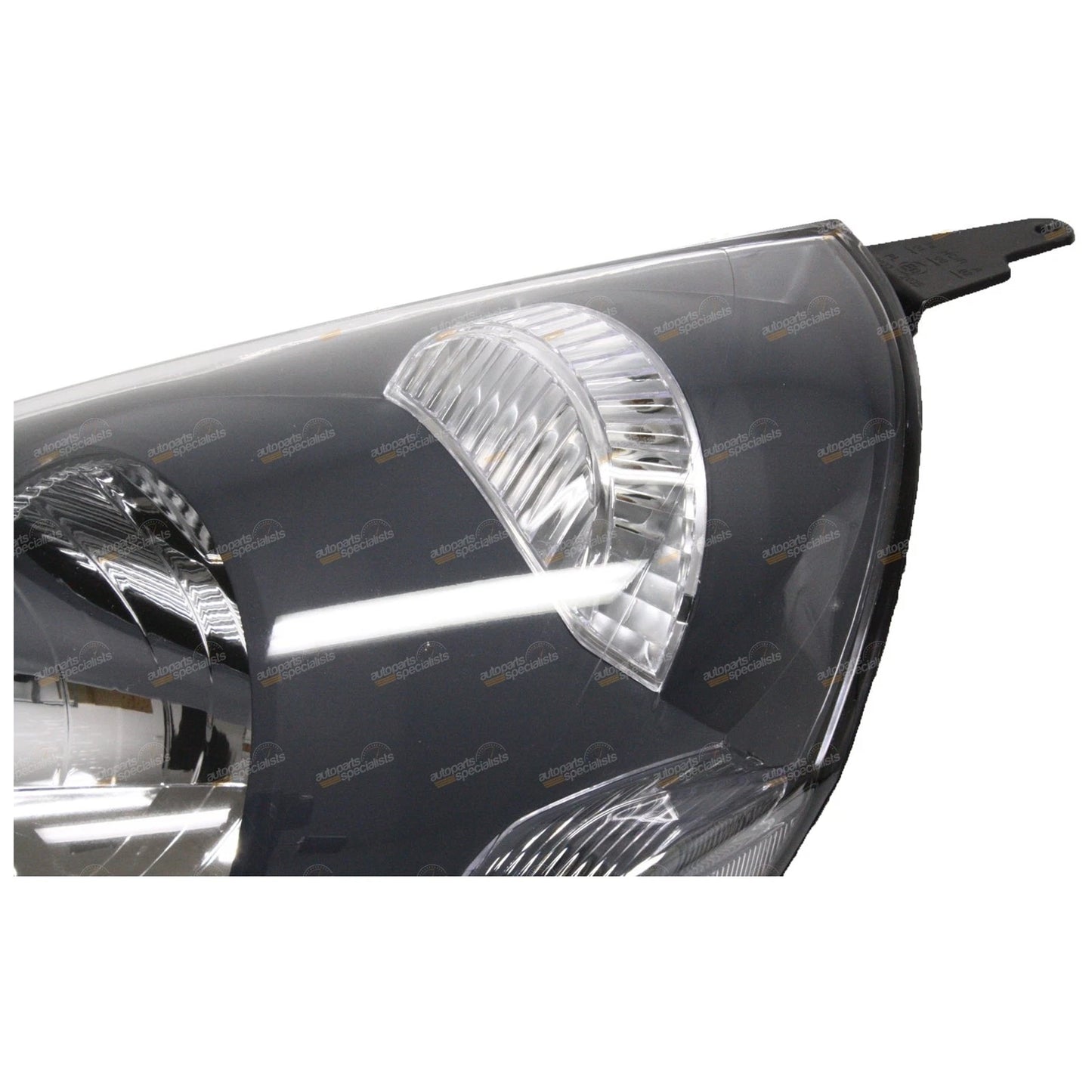 Set of 2 Black Headlights for Honda Jazz GD Series (2002–2004)