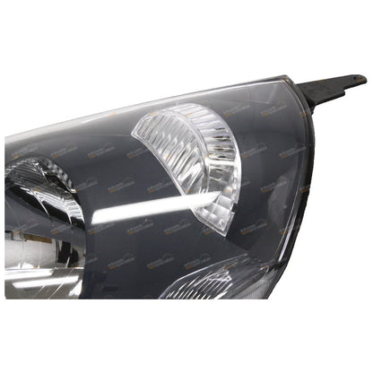 Set of 2 Black Headlights for Honda Jazz GD Series (2002–2004)