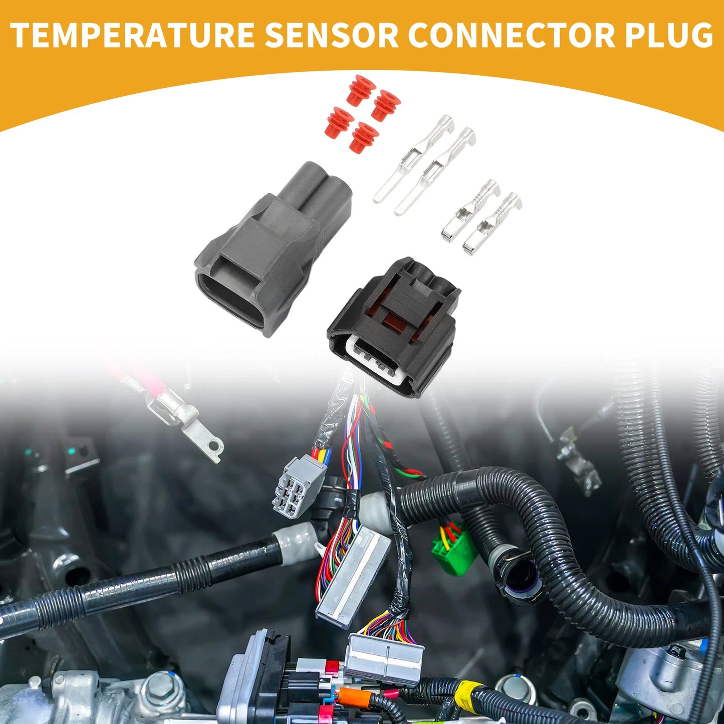 Temperature Sensor Connector Plug for Toyota (1 Set)