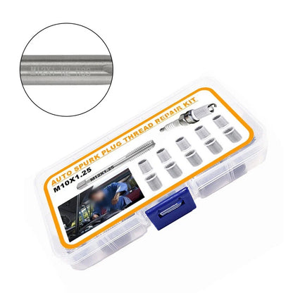 11pcs Thread Hole Repair Kit M10X1.25 Tap for Engine and Generator Spark Repair