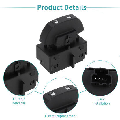 Door Lock Switch for Ford F-150 (2009) No. 9L3Z14028AA Black