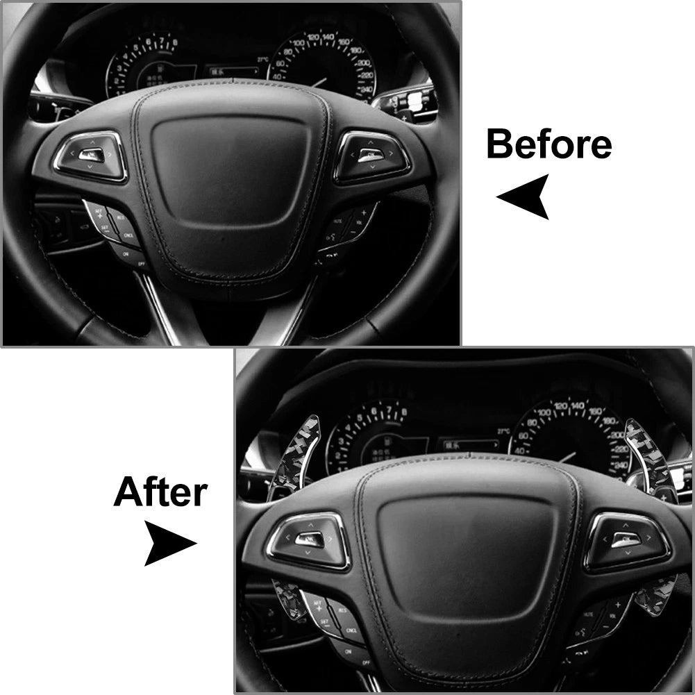 Steering Wheel Shifter Paddle Extensions for Ford Fusion Mondeo