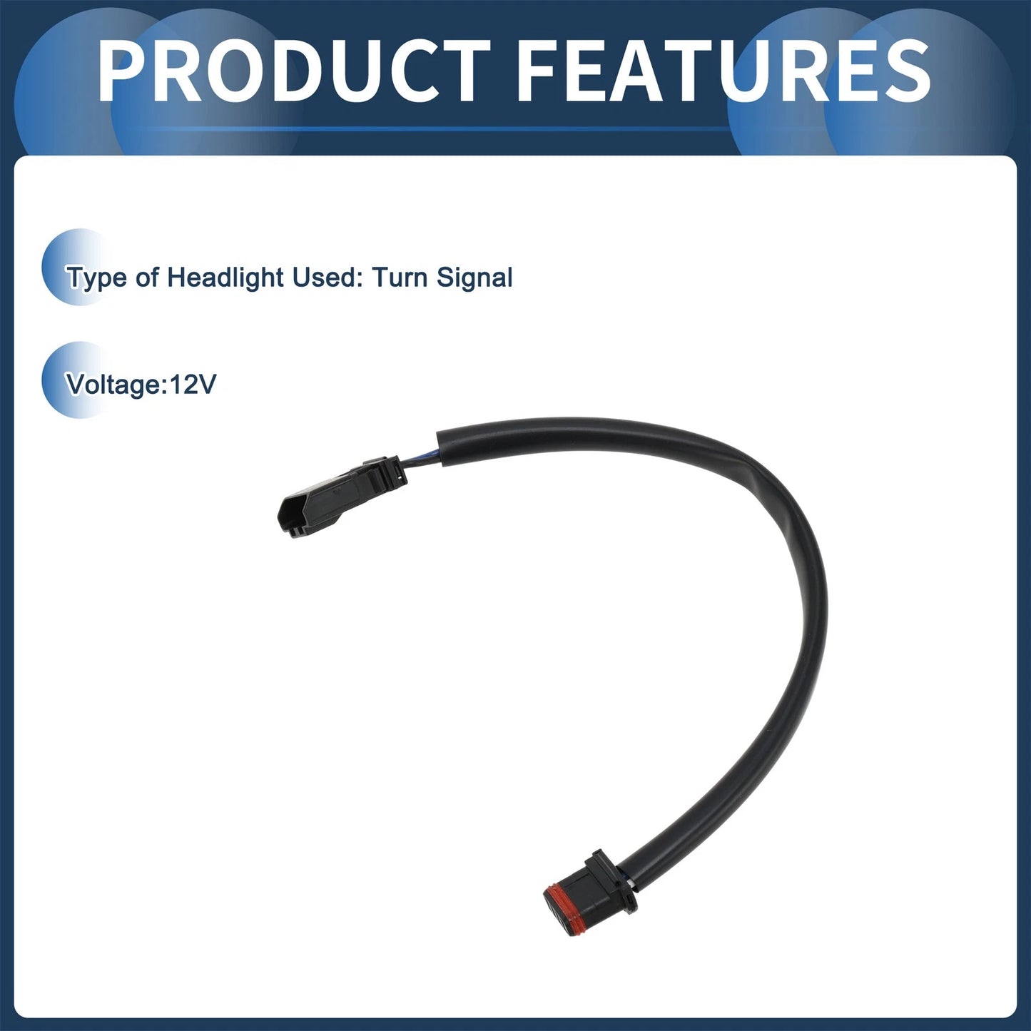 Headlight Wiring Harness Assembly for Harley-Davidson Sportster 883 (1986–2003)