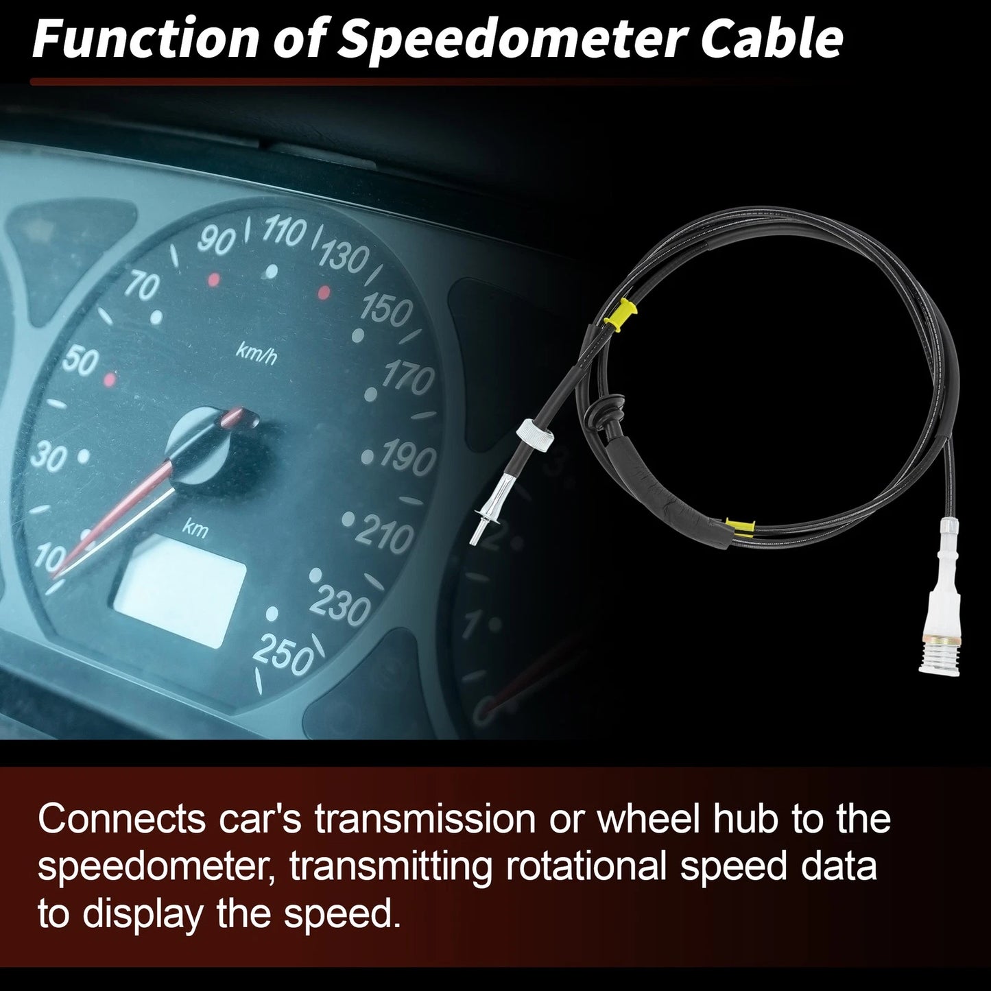 Speedometer Drive Cable No. 83710-35150 for Toyota Tacoma DLX (1995–1998)