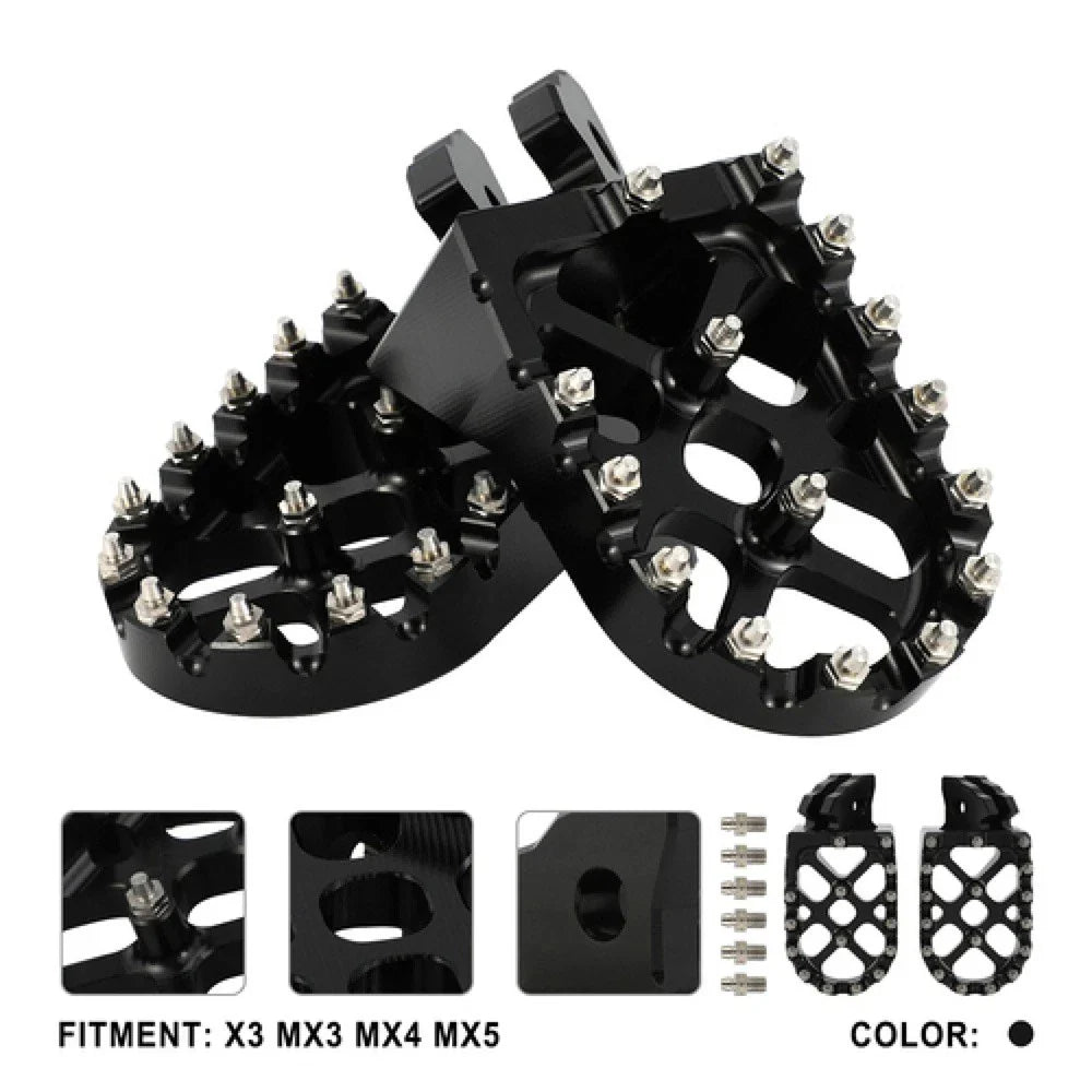 Aluminium Alloy Footpegs for Talaria X3 MX3 MX4 MX5 (2021-2023)