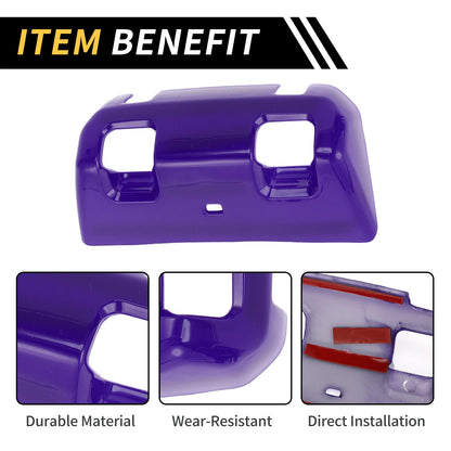 Rear Window Switch Panel Trim Cover for Jeep Wrangler JL JLU (2018–2024) Purple