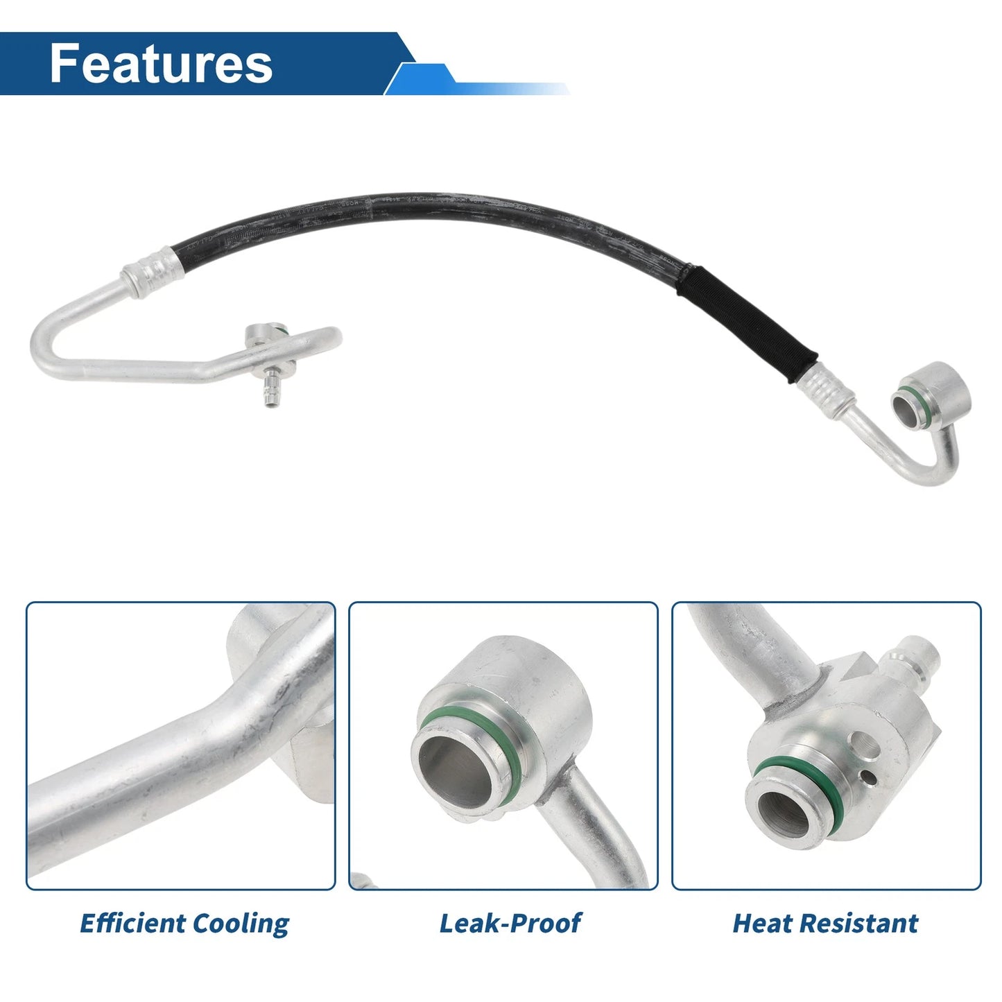 A/C Refrigerant Liquid Hose for Audi A6 Quattro (2012–2015) No. 4GD260707