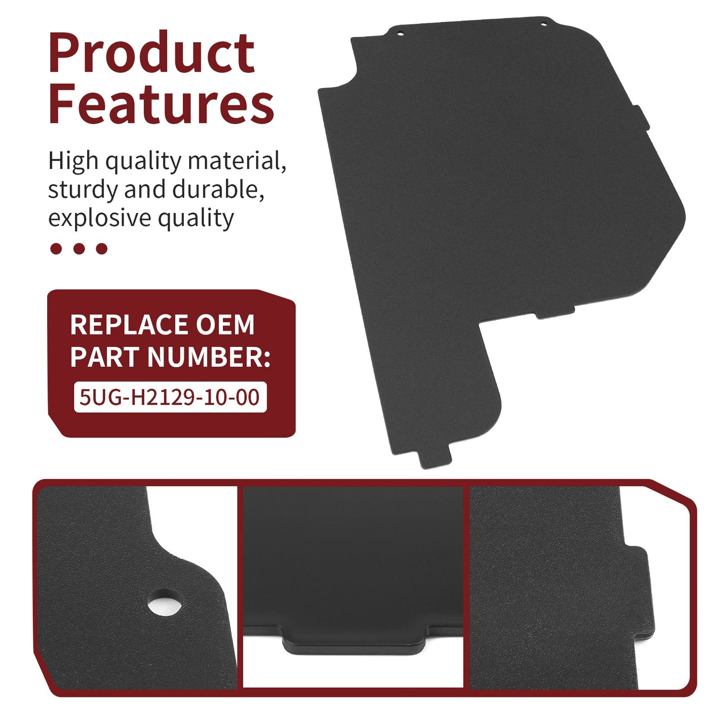 Battery Cover Box Lid for Yamaha Rhino 660 450 (2004–2009)
