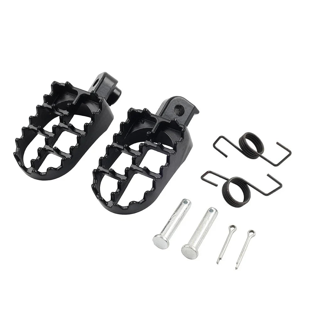 Black Front Footrest Pegs for Suzuki V-Strom 650 DL650 (2004-2012)