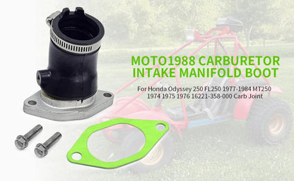 Intake Manifold Boot for Honda FL250 Odyssey / MT250 Elsinore (1976–1984)