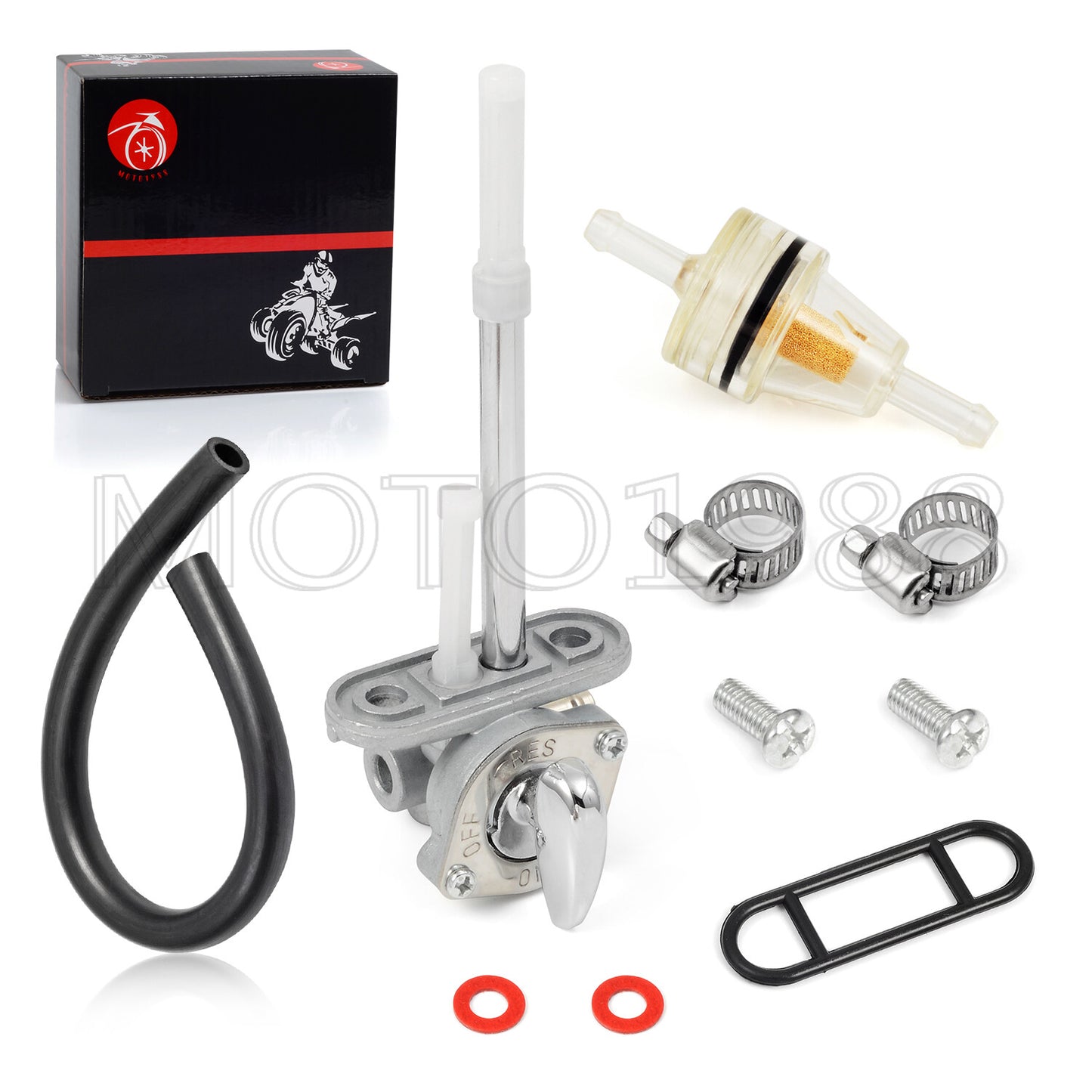 Fuel Valve Petcock for Yamaha Timberwolf 250, Bruin 250, Big Bear 400 (1991–2006)