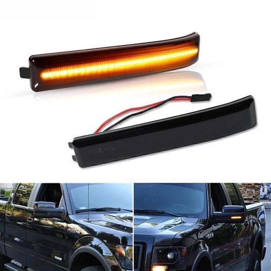 1 Pair Dynamic Sequential Turn Signal Lights for Ford F-150 (2009-2014)
