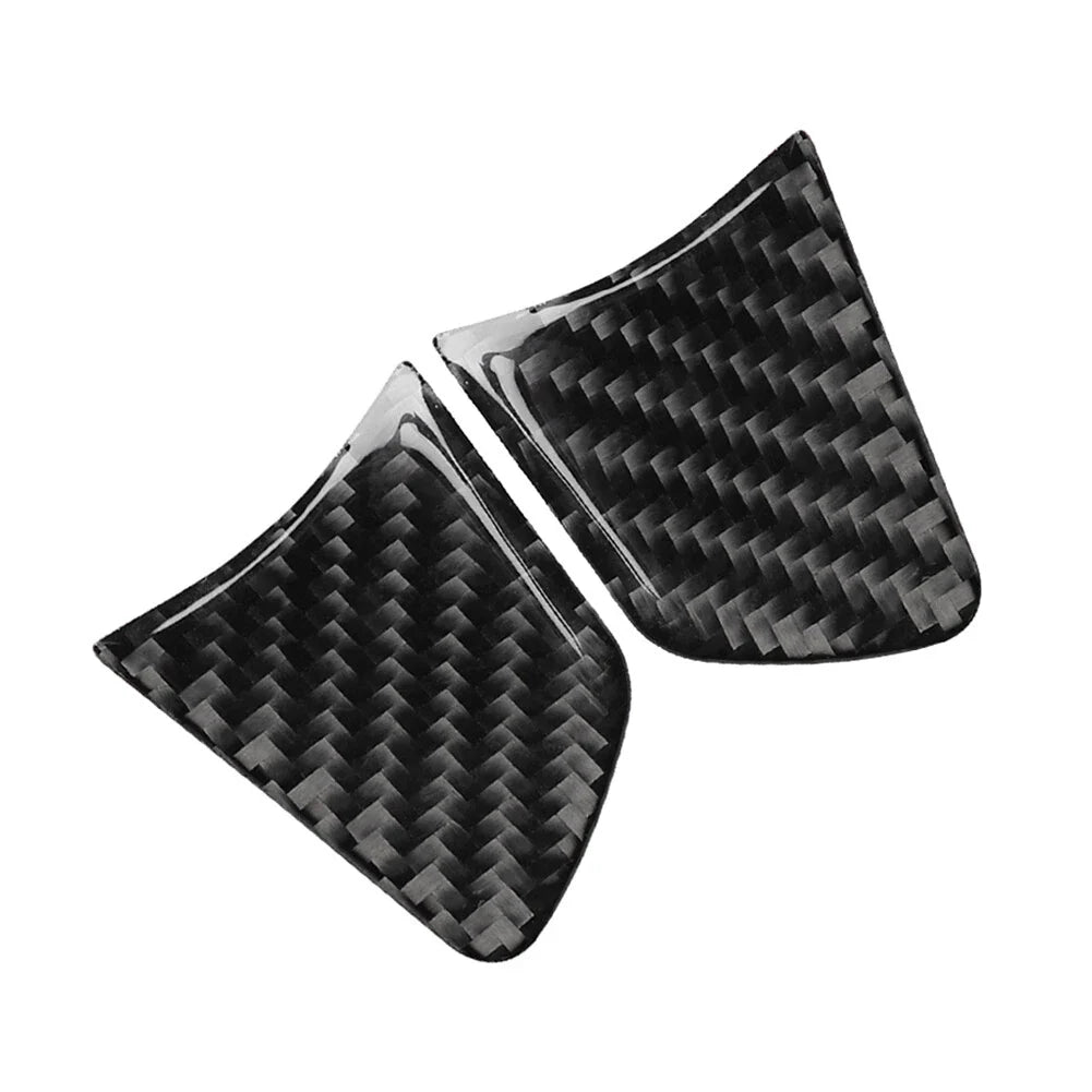 Carbon Fiber Steering Wheel Panel Cover Trim for Audi A6 A7 (2012-2018)