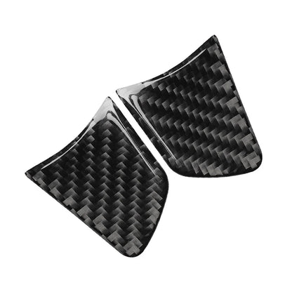Carbon Fiber Steering Wheel Panel Cover Trim for Audi A6 A7 (2012-2018)
