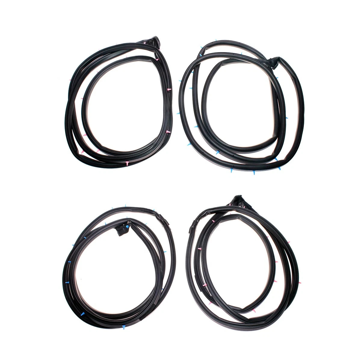 Set of 4 Weatherstrips for Honda Civic Ferio Sedan (2001–2004)