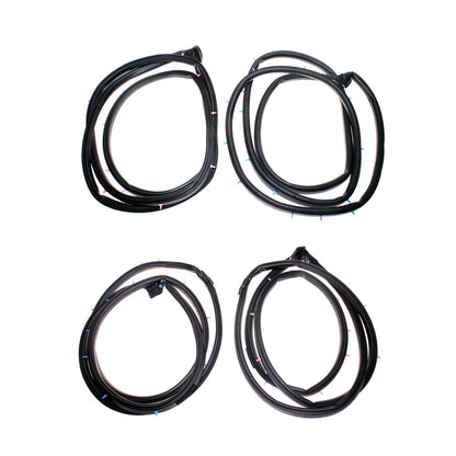 Set of 4 Weatherstrips for Honda Civic Ferio Sedan (2001–2004)