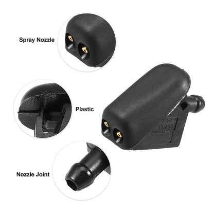 2X Front Windshield Wiper Washer Nozzle Spray Jet for Mini Cooper (2002–2021)