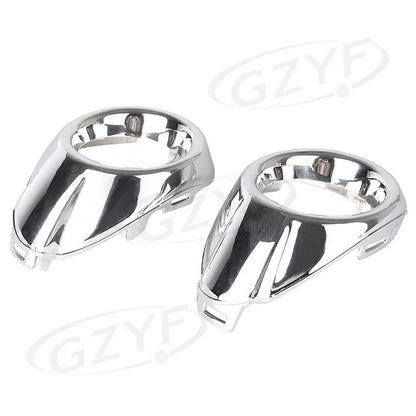 Front Fog Light Cover Bezels Trim Silver for Ford Focus (2012-2013)