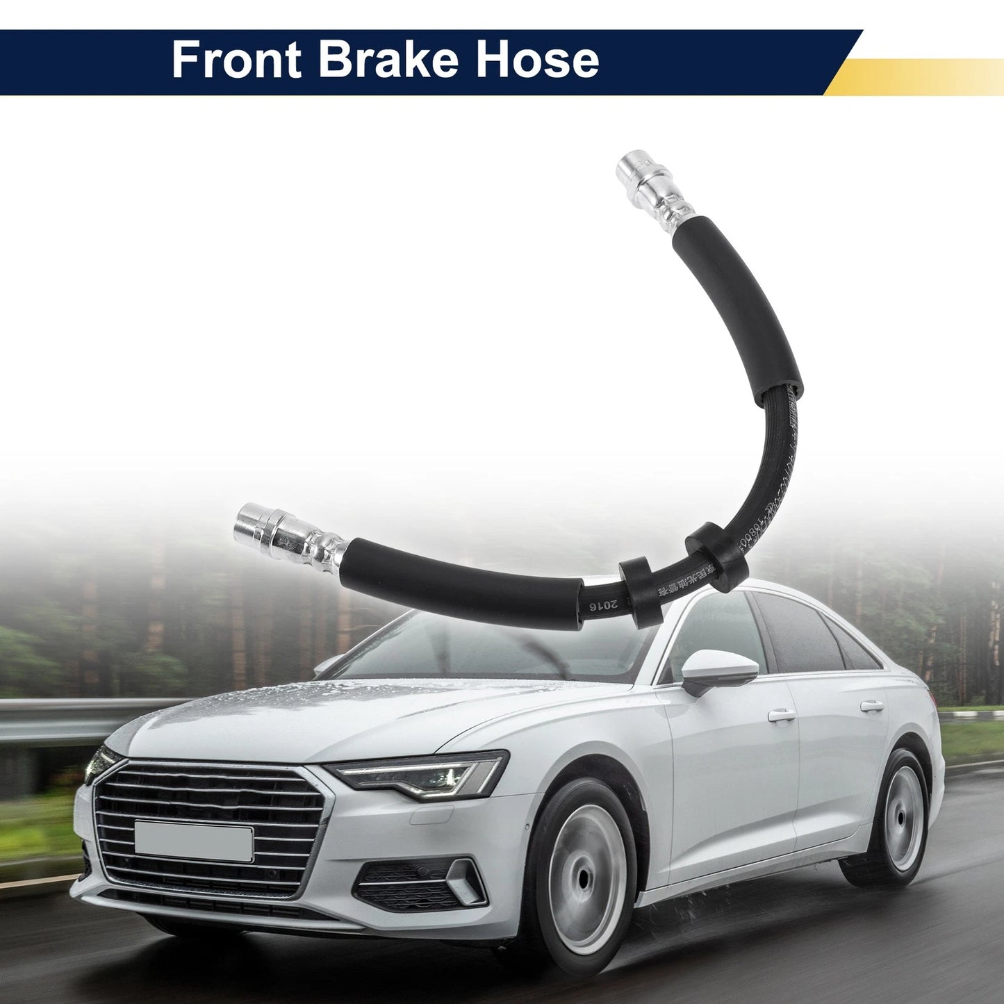 Front Brake Hose for Audi A6 (2005–2011) No. 4F0611707