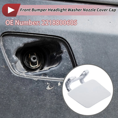 Front Right Bumper Headlight Washer Nozzle Cover for Mercedes-Benz S63 (2014-2020)