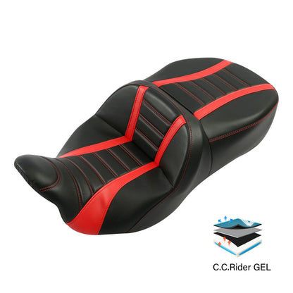 Gel Driver & Passenger Seat for Harley Touring FLHT Electra Glide (2009-2023)