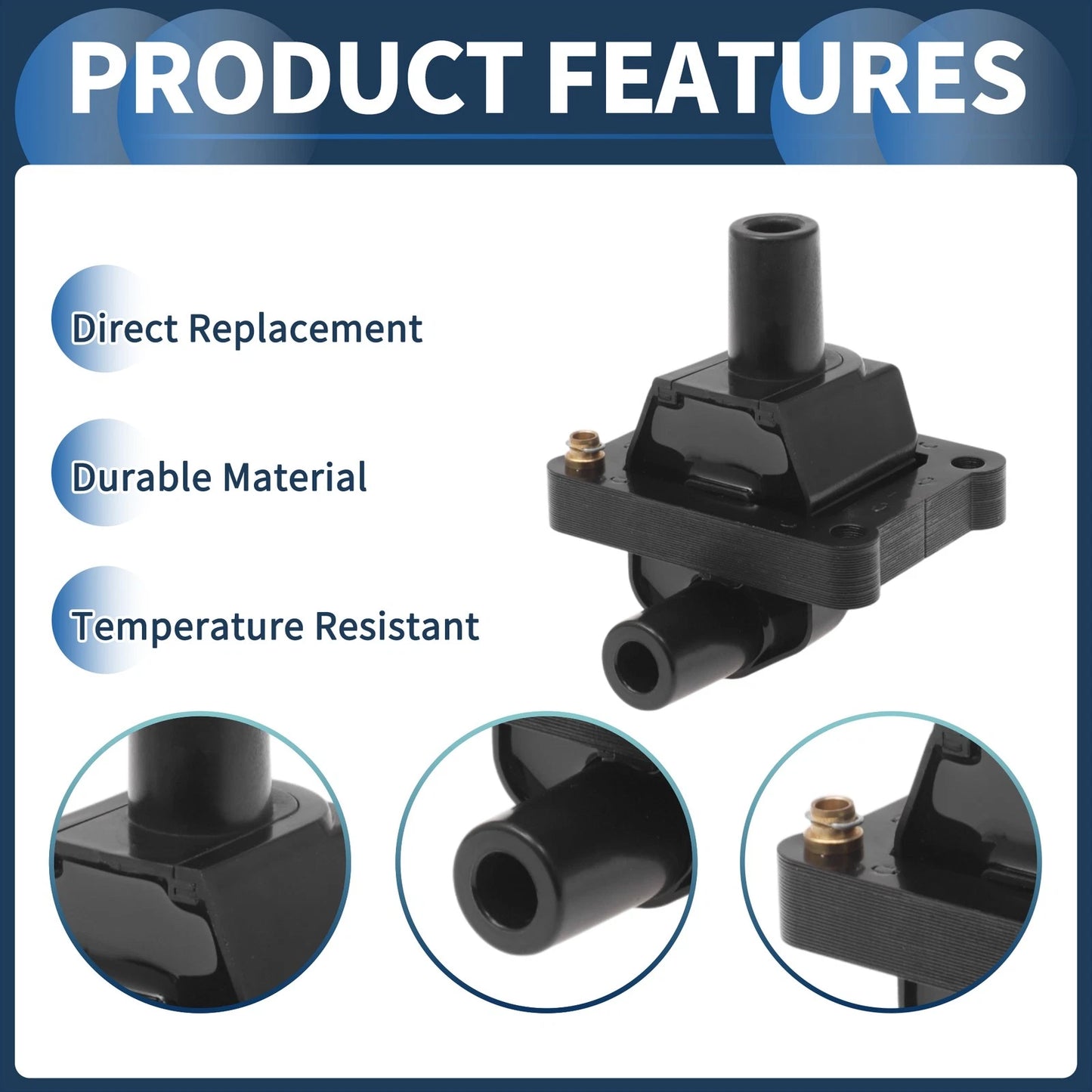 Ignition Coil Pack No.A0001587003 for Mercedes-Benz C230 (2000–2002)