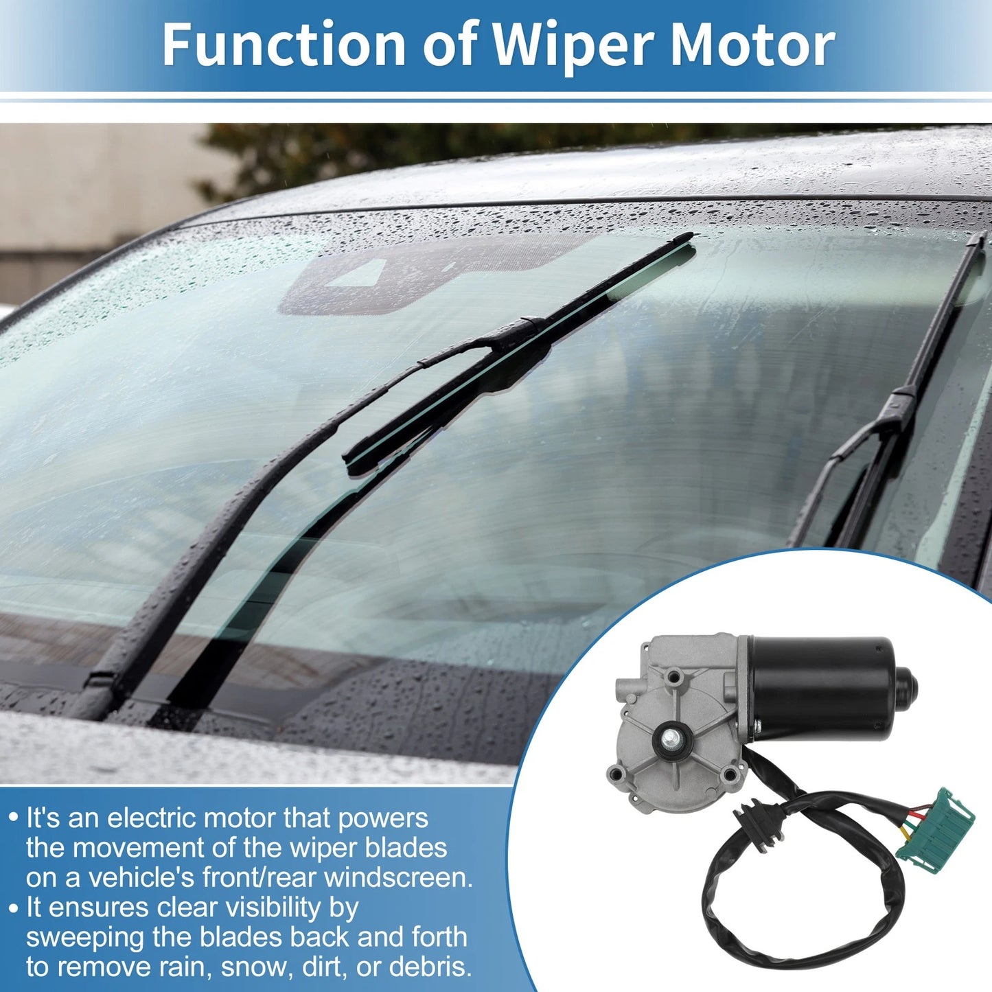 Front Windscreen Wiper Motor for Mercedes-Benz C-Class (1993–2001) No.A2028202408