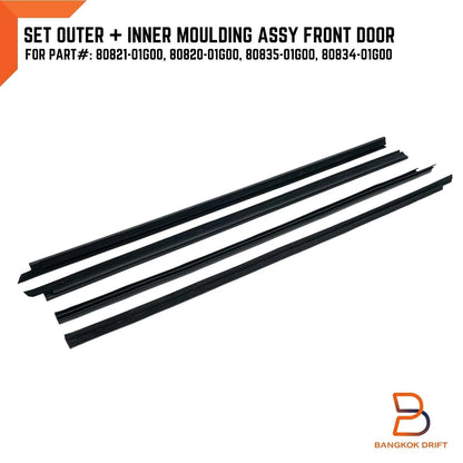 Front Door Weatherstrip Seal for Nissan Navara D21 (1987-1996)