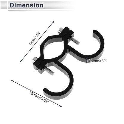 Set of 1 Arc Aluminum Alloy Motorcycle Hanging Hook for Universal Models