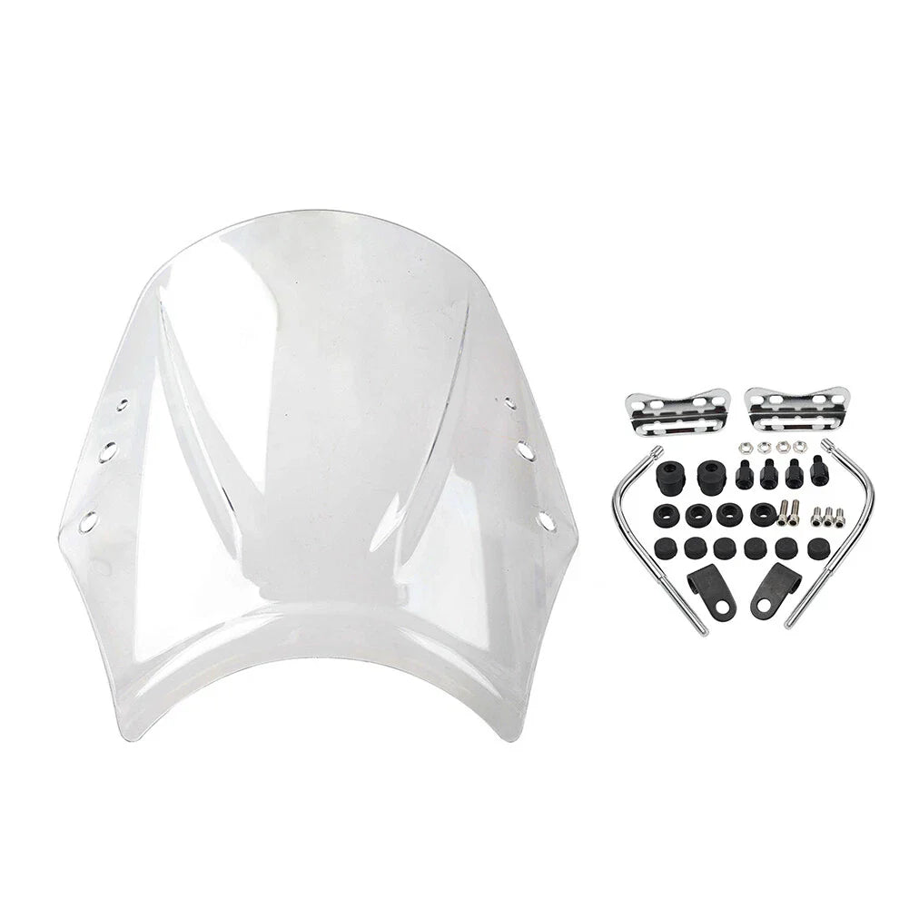 Clear Universal Motorcycle Windshield Deflector