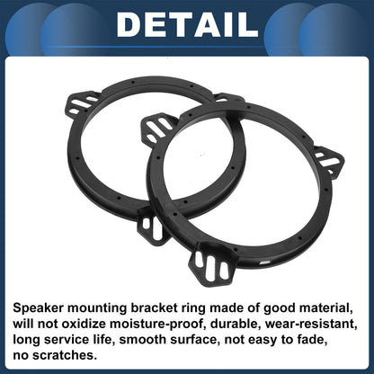 Set of 2 Speaker Spacer Rings for Ford Fiesta