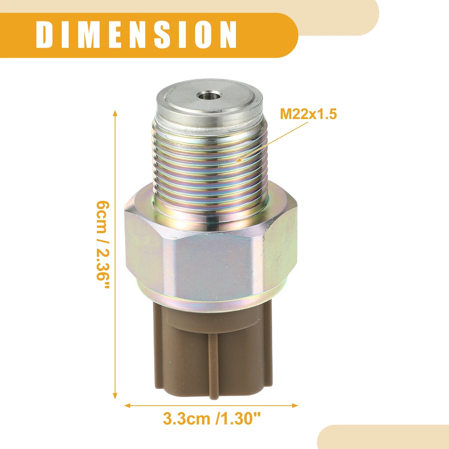 Fuel Rail Pressure Sensor No. 8981197900 for Isuzu NPR (2005–2007)