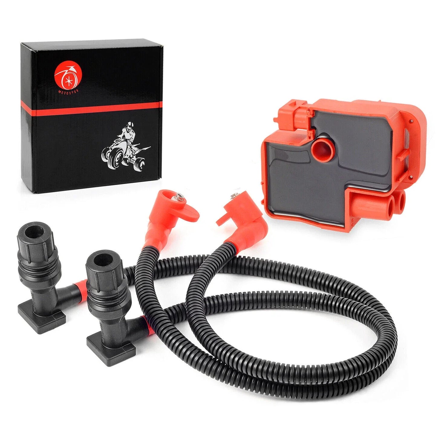 Ignition Coil w/ Spark Plug Wire for Polaris Ranger 800 (2011–2014)