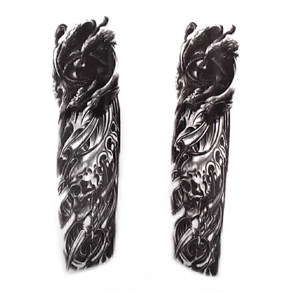 Custom Front Fork Skull Decal Medallion Stickers for Harley Yamaha